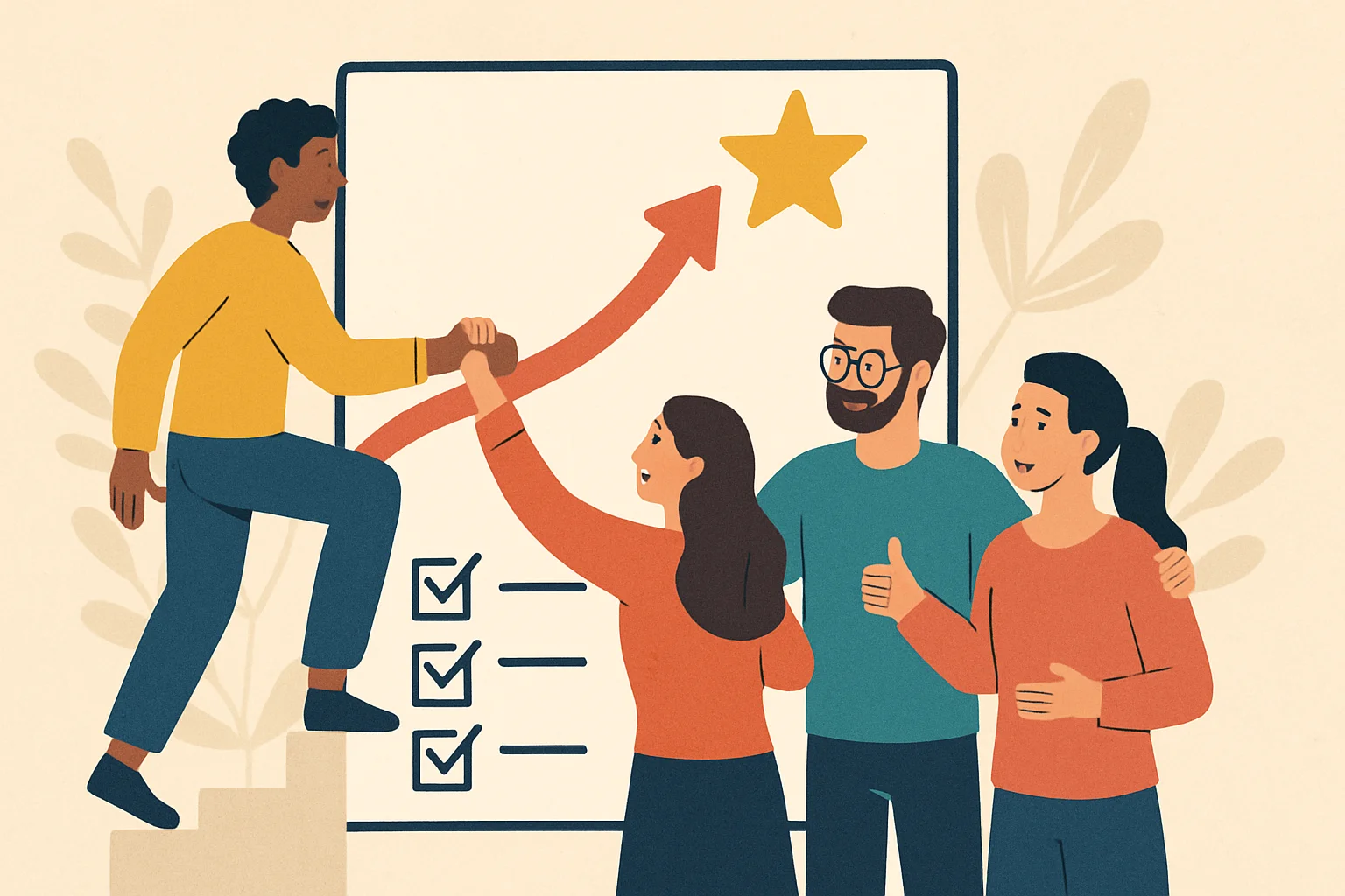 Social support for habit building
