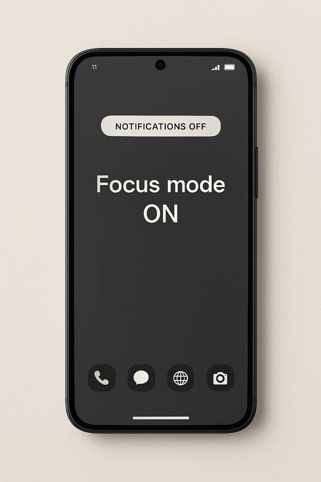 Digital minimalism setup