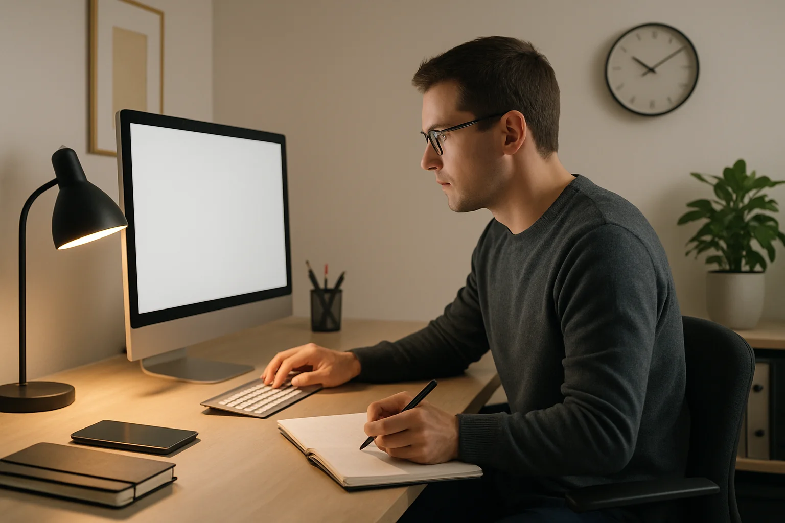 A clean, distraction-free workspace enhances your ability to stay focused